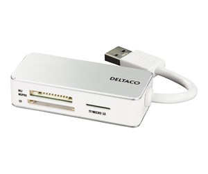 Flashminneadapter - Deltaco UCR-147 - Card reader (MS PRO MS PRO Duo TransFlash SDHC microSDHC)  USB 3.0 - UCR-147