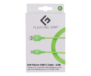 USB - Floating Grip 0.5M LED USB-C CABLE (GREEN) - FG-USBLED-05-452GREE