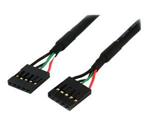 Strømkabel (intern) - StarTech.com 12in Internal 5 pin USB IDC Motherboard Header Cable F/F (USBINT5PIN12) - USB cable - 5 pin IDC to 5 pin IDC - 30.5 cm - USBINT5PIN12