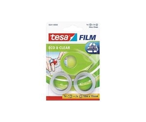 Tape & Lim - tesa Minidispenser ecoLogo + 2 rolls film eco&clear 10m x 19mm - 58241-00000-01