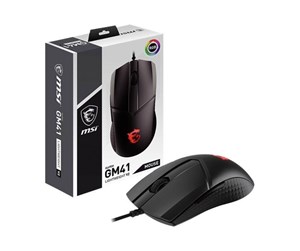 Mus - MSI CLUTCH GM41 LIGHTWEIGHT V2 - mouse - USB - Mus - Optisk - 6 - Svart - S12-0400D20-C54