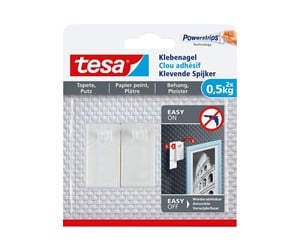 Oppheng & Kroker - tesa Powerstrips Adhesive Nail for Wallpaper & Plaster 0.5kg - 77772