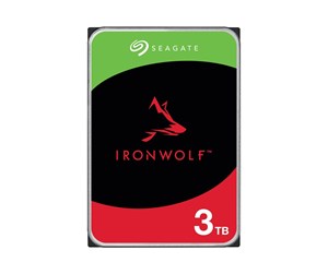 Harddisk - Seagate IronWolf - 3TB - Harddisk - ST3000VN006 - SATA-600 - 3.5" - ST3000VN006