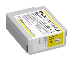 Printertilbehør blekk/toner - Epson SJIC42P-Y - yellow - original - ink cartridge - Blekkpatron Yellow - C13T52M440