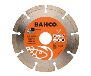 Verktøy - BAHCO Diamond cutting disc segment 125x2.0x22.23mm - 7314150455256