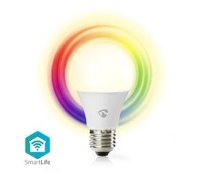 Smarthus - Nedis SmartLife Fullfarge LED-Pære - WIFILRC10E27