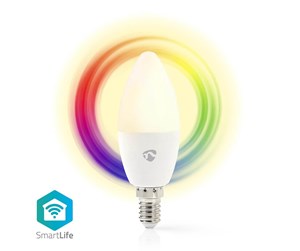 Smarthus - Nedis SmartLife Fullfarge LED-Pære - WIFILRC10E14