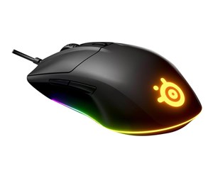 Mus - SteelSeries Rival 3 - Gaming mus - Optisk - 6 - Svart - 62513