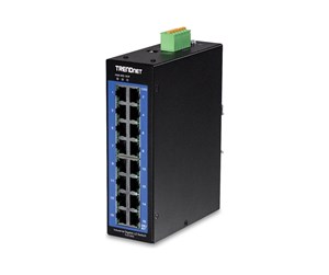 Switch/splitter - TRENDnet TI-G160i 16-Port Industrial Gigabit L2 Managed DIN-Rail Switch - TI-G160I