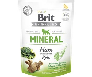 Hund - Brit Care Dog Functional Snack Mineral Ham f/Puppies 150g - BH1060015