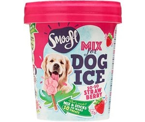 Hund - Smoofl Dog Ice Mix 160 g with strawberry - H48649