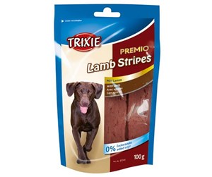 Hund - Trixie PREMIO Lamb stripes 100 g - TX31741