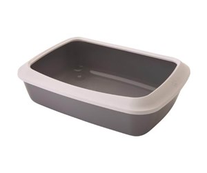 Katt - Savic Iriz cat toilet 42x30.5x10 cm grey - K0263K