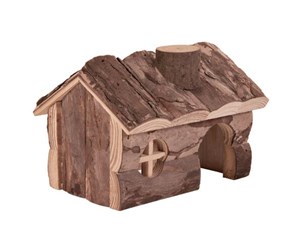 Smådyr - Trixie Hendrik house hamsters bark wood 14 × 11 × 11 cm - TX6171