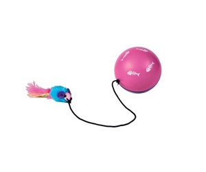 Katt - Trixie Turbinio ball with motor and mouse  - Assortedø 9 cm - TX4564