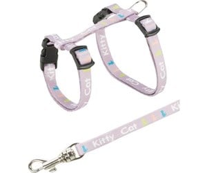 Katt - Trixie Junior Kitten harness with leash Kitty Cat motif 21–33 cm/8 mm 1.20 m - Assorted - TX4181