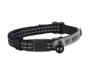 Katt - Trixie Cat collar reflective with My Home address tag - Assorted - TX41576