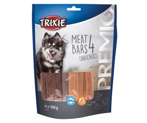 Hund - Trixie PREMIO 4 Meat Bars chicken/duck/lamb/salmon 4 × 100 g - TX31853