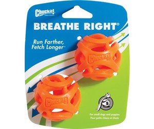 Hund - CHUCKIT BREATHE RIGHT FETCH BALL SMALL 2PK - H319310