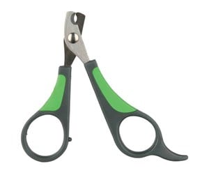 Smådyr - Trixie Claw scissors plastic/stainless steel 8 cm grey/green - TX6285