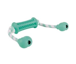 Hund - Trixie Denta Fun stick with rope mint fl. rub. 9 cm/37 cm - TX33771