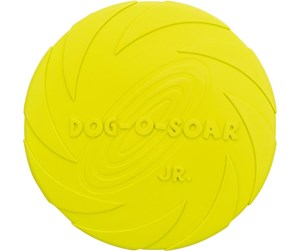 Hund - Trixie Dog Disc Frisbee Natural Rubber Lime 15cm - TX33500