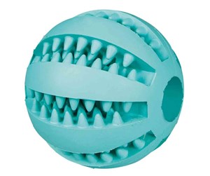 Hund - Trixie Dog Toy Denta Fun Ball Rubber Mint Flavour 5cm - TX3259