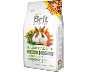 Smådyr - Brit Animals Rabbit Adult Complete 3 kg - BG020300