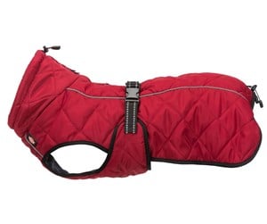 Hund - Trixie Minot Dog Coat Red Size XS Stomach Circum: 28-46cm Back Length: 30cm - TX67981