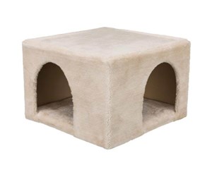 Smådyr - Trixie Cuddly cave with 2 exits dwarf rabbits 36 × 25 × 36 cm beige - TX63100