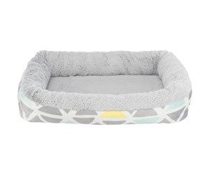 Smådyr - Trixie Bunny cuddly bed square plush 30 × 6 × 22 cm multi coloured//grey - TX62802