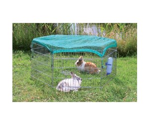 Smådyr - Trixie natura outdoor run with safety net ø 126 × 58 cm - TX6253