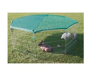 Smådyr - Trixie natura outdoor run with safety net metal ø 210 × 75 cm - TX6243