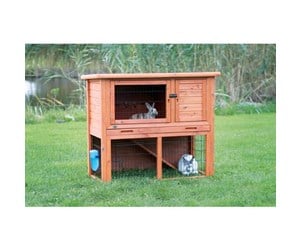 Smådyr - Trixie natura small animal hutch with outdoor run 116 × 97 × 63 cm brown - TX62302