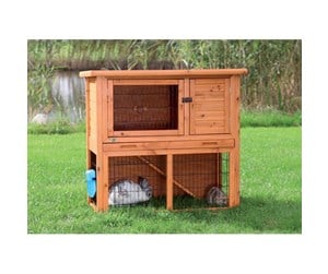 Smådyr - Trixie natura guinea pig hutch with outdoor run 104 × 97 × 52 cm brown - TX62301