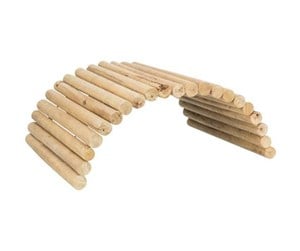 Smådyr - Trixie Bridge flexible rabbits wood 69 × 40 cm - TX62159