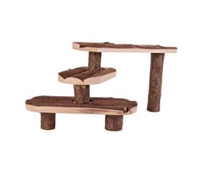 Smådyr - Trixie Steps guinea pigs bark wood 38 × 24 cm - TX6214