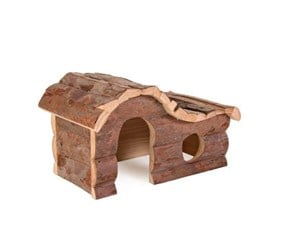 Smådyr - Trixie Hanna house large hamsters bark wood 26 × 16 × 15 cm - TX62051