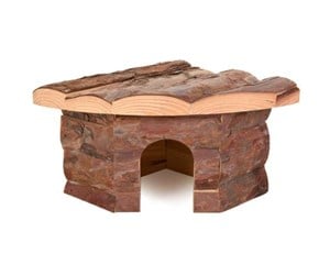 Smådyr - Trixie Jesper corner house hamsters bark wood 21 × 10 × 15 cm - TX62041