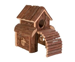 Smådyr - Trixie Finn house mice bark wood 13 × 20 × 20 cm - TX6203