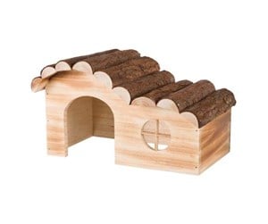 Smådyr - Trixie Hanne house guinea pigs bark wood/flamed 29 × 18 × 18 cm - TX61977