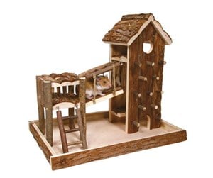 Smådyr - Trixie Birger playground mice bark wood 36 × 33 × 26 cm - TX61642