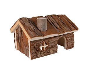 Smådyr - Trixie Hendrik house hamsters bark wood 20 × 12 × 17 cm - TX6160