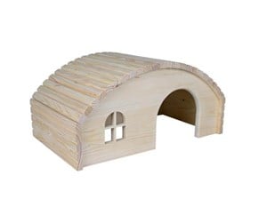 Smådyr - Trixie House nail-free dwarf rabbits wood 42 × 20 × 25 cm - TX61273