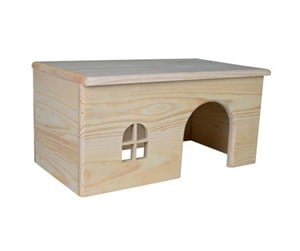 Smådyr - Trixie House nail-free dwarf rabbits wood 40 × 20 × 23 cm - TX61263