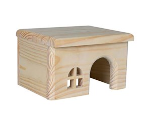 Smådyr - Trixie House nail-free hamsters wood 15 × 12 × 15 cm - TX61261