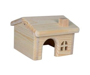 Smådyr - Trixie House nail-free hamsters wood 15 × 11 × 15 cm - TX61251