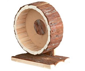 Smådyr - Trixie Exercise wheel mice bark wood ø 22 cm - TX61035