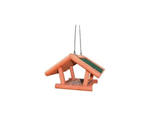 Fugl - Trixie natura bird feeder hanging pine wood 30 × 18 × 28 cm brown - TX5568