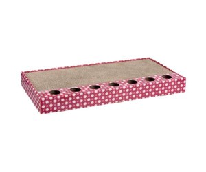 Katt - Trixie Scratching cardboard with balls catnip 48 × 5 × 25 cm pink - TX48005